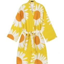 Marimekko Auringonkukka Bademantel Gelb, S