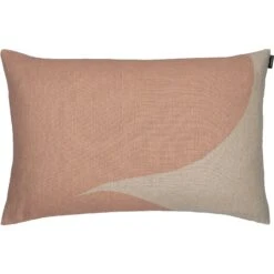 Marimekko Härkä Kissenbezug 40x60 Cm, Weiß / Braun / Rose