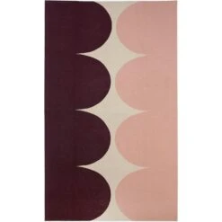 Marimekko Härkä Tischdecke 140x245 Cm, Linen / Burgunderrot