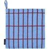Marimekko Pieni Tiiliskivi Topflappen, Hellblau/Braun