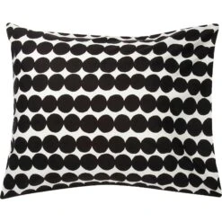 Marimekko Räsymatto Kissenbezug 50x60 Cm, Weiß / Schwarz