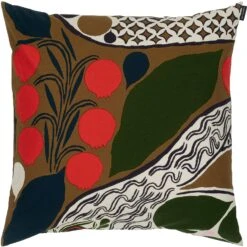 Marimekko Rusakko Kissenbezug 50x50 Cm, Braun
