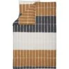 Marimekko Tiiliskivi Bettbezug Dunkelbraun / Beige / Charcoal, 150x210 Cm