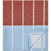 Marimekko Tiiliskivi Tischdecke Braun/Beige / Hellblau, 156x250 Cm
