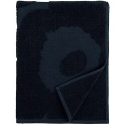 Marimekko Unikko Handtuch 50x70 Cm, Dunkelblau