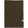 Mette Ditmer Geo Handtuch Chocolate, 70x133 Cm