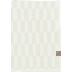Mette Ditmer Geo Handtuch Off-white, 70x133 Cm