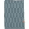 Mette Ditmer Geo Handtuch Stone Blue 2-er Set, 35x55 Cm