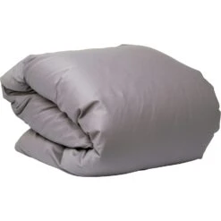 Mille Notti Satina Bettdeckenbezug Grau, 220x220 Cm