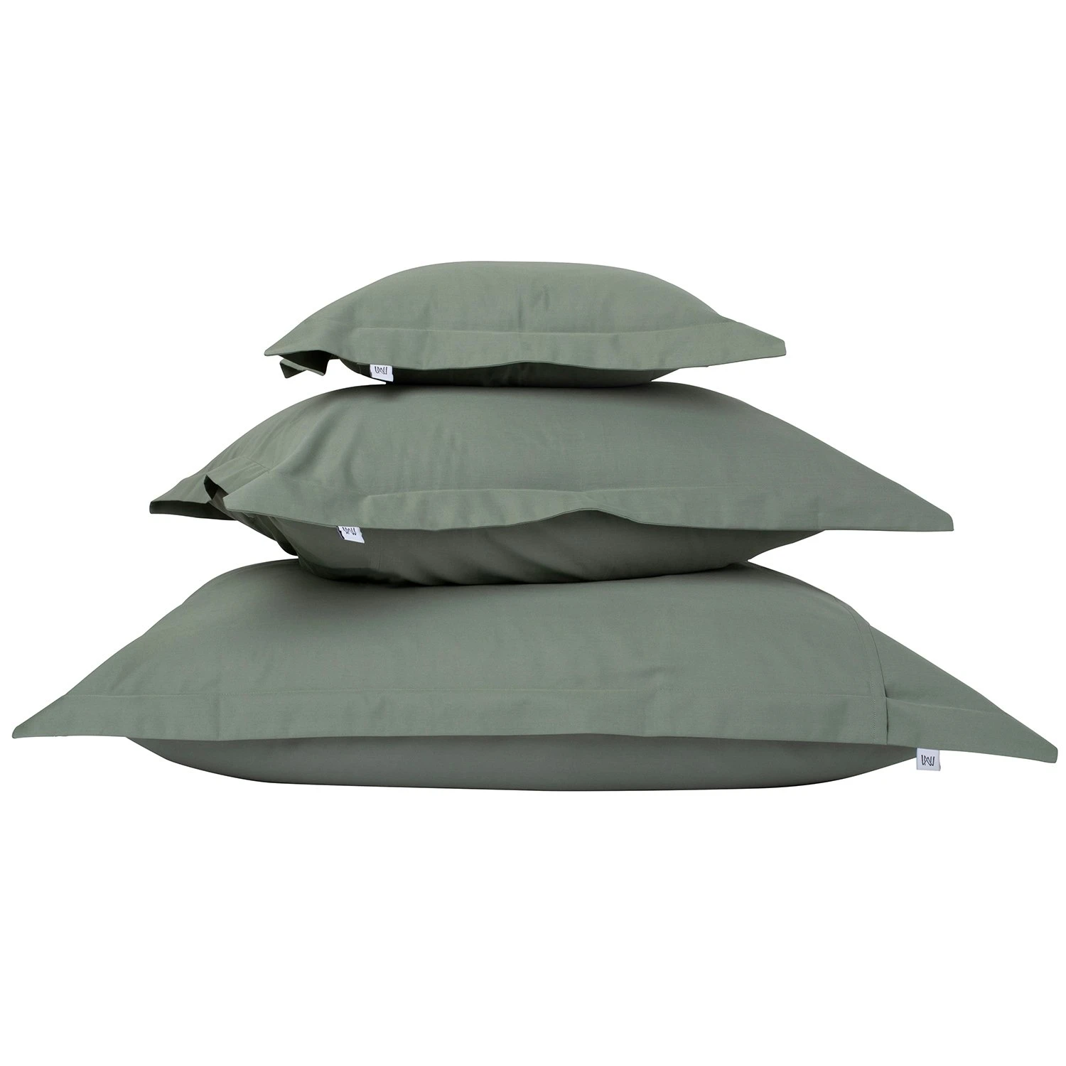 Mille Notti Satina Kissenbezug Grün, 50x60 Cm – Bild 2