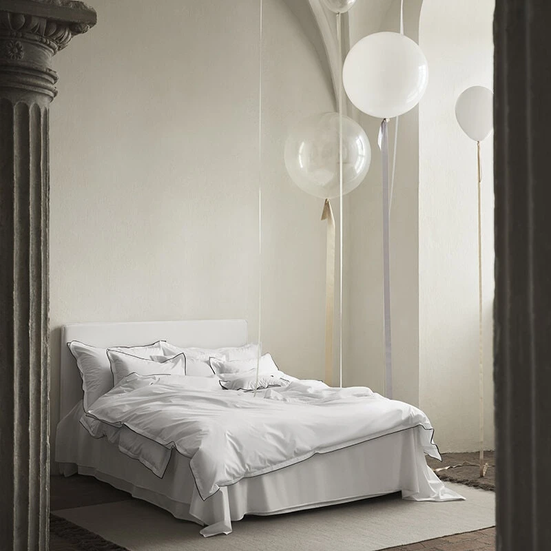 Mille Notti Volare Bettdeckenbezug Dunkelblau, 220x220 Cm – Bild 2