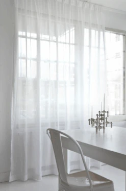 Grace Vorhang Doppelt Breite 290x250 Cm, Weiß