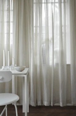 Grace Vorhang Doppelt Breite 290x250 Cm, Natur