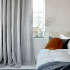 Lyx Verdunkelungsvorhang 290x290 Cm, Hellgrau