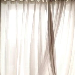 Mimmi Vorhang Recycelt Stoff Doppelt Breite, Naturrosa, 290x290 Cm