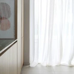 Gardin Vivi Recycled På Dubbel Bredd Vit 290x290cm