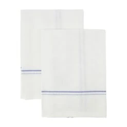 Nicolas Vahé Amow Küchenhandtuch 2-er Set, Weiß/Blau
