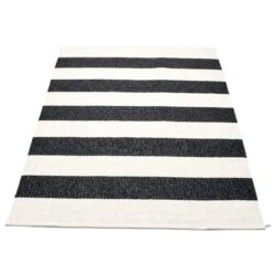 Bob Matte 140x220 Cm, Black/Vanilla