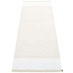 Edit Teppich Fossil / White / White Metallic, 70x200 Cm