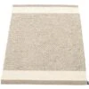 Edit Teppich Schlamm / Vanilla / Leinen Metallic, 60x85 Cm