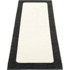 Ilda Teppich 70x180 Cm, Black / Vanilla
