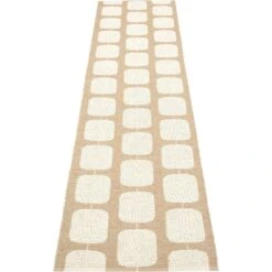 Sten Teppich 70x300 Cm, Light Nougat / Vanilla
