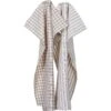 Liam Kühenhandtuch 50x70 Cm Gestreift Kariert 2-er Set, Sand / Beige