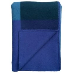 Syndin Wolldecke 200x135 Cm, Blau