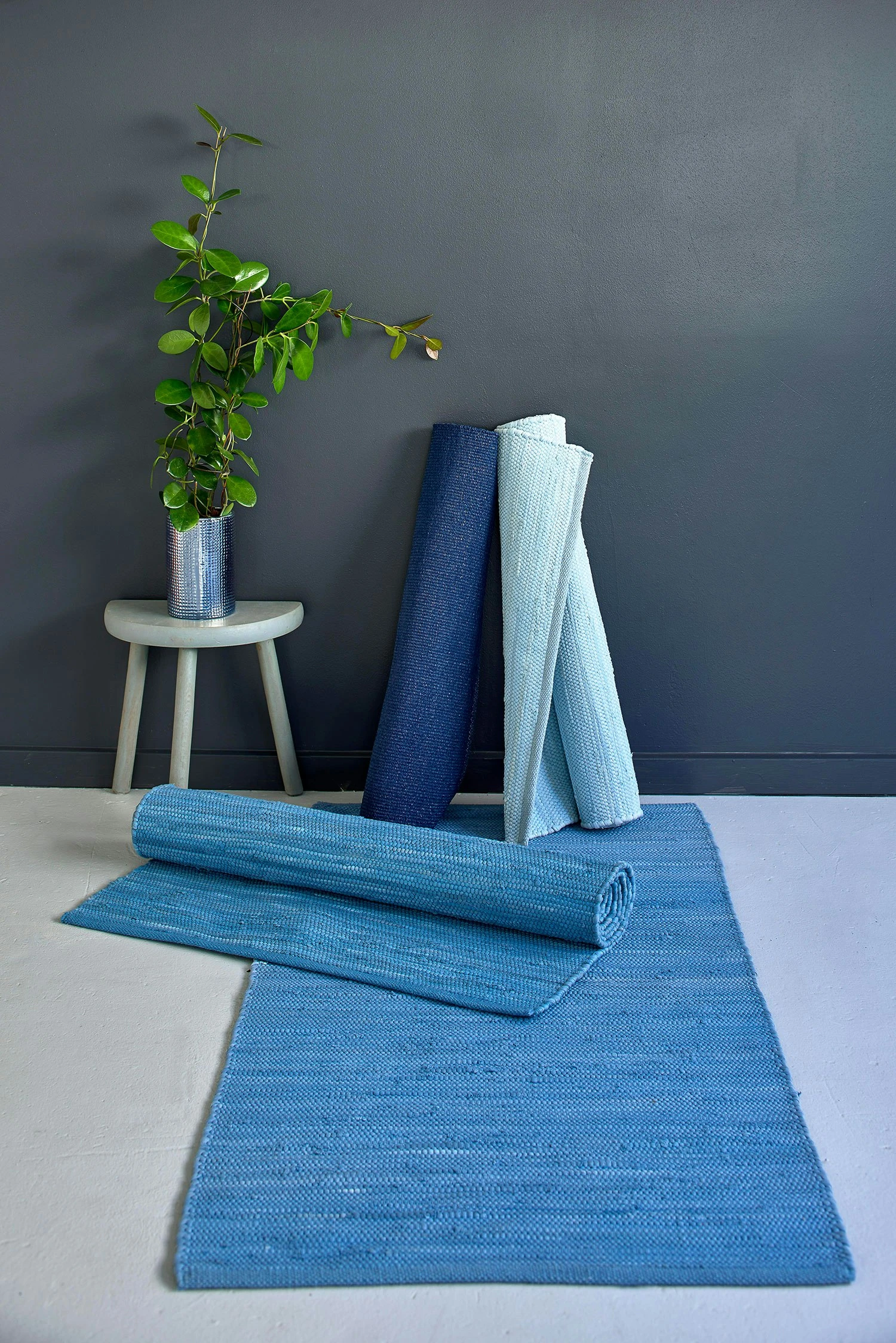 Cotton Teppich Eternity Blue, 60x90 Cm – Bild 2