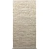 Lederteppich 200x300, Beige