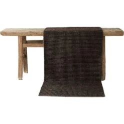 Mid Knot Hanf Läufer Braun, 80x150 Cm