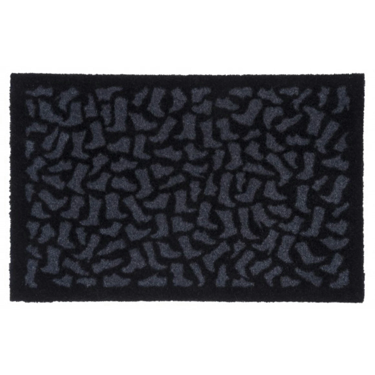 Footwear Fußmatte 40x60cm, Schwarz/Grau
