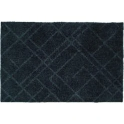 Lines Rug 40x60 Cm, Dark Grey