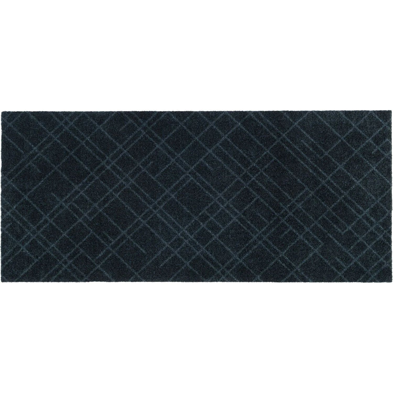 Lines Rug 67x150 Cm, Dark Grey