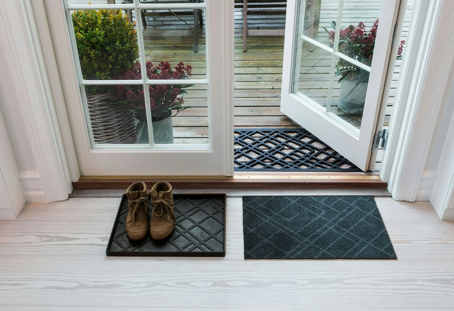 Lines Rug 40x60 Cm, Dark Grey – Bild 3